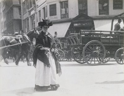 Ein Blumenmädchen aus Cheapside, 1893 von Paul Martin